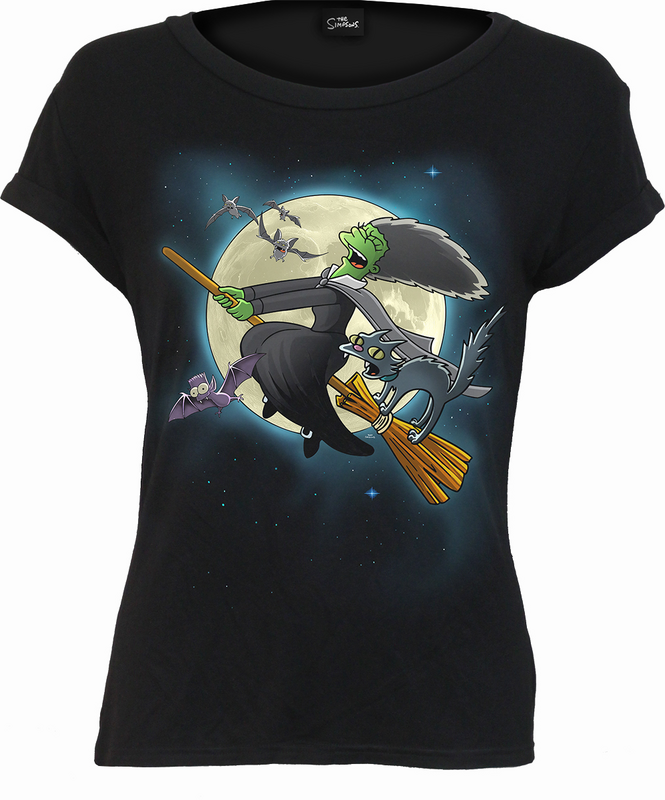 The Simpsons  T-Shirt - Marge Witch - for Women - black