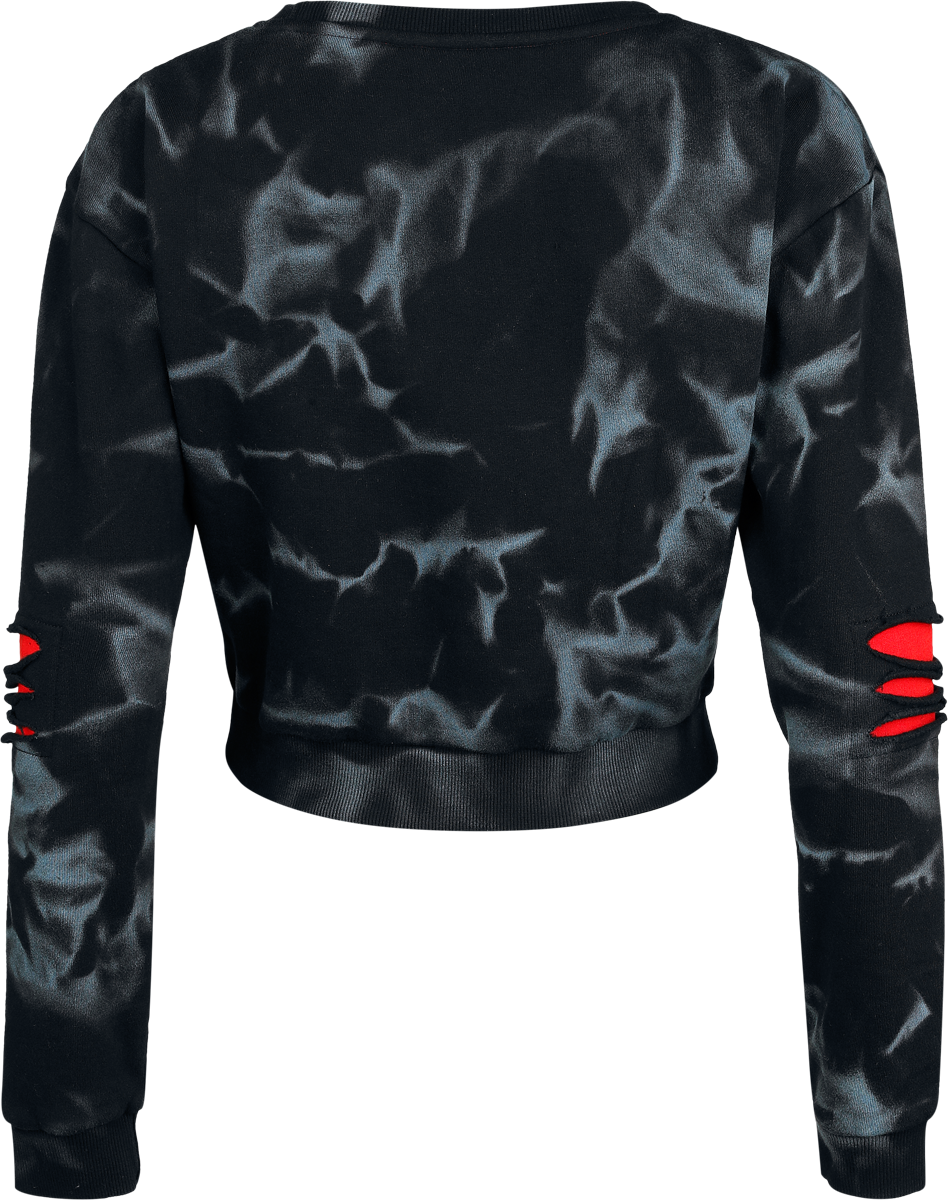 4068143316682 - Rise Above the Bullshit Sweatshirt blau schwarz in XXL