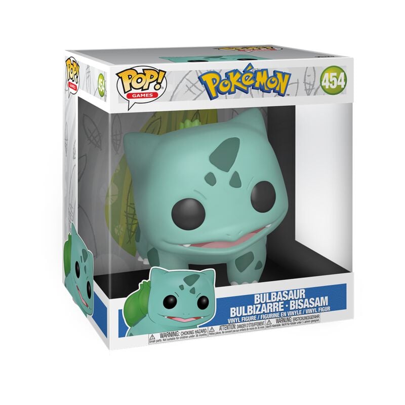 0889698505598 - Bulbasaur (Jumbo Pop!) Vinyl Figur 454 Funko Pop! multicolor