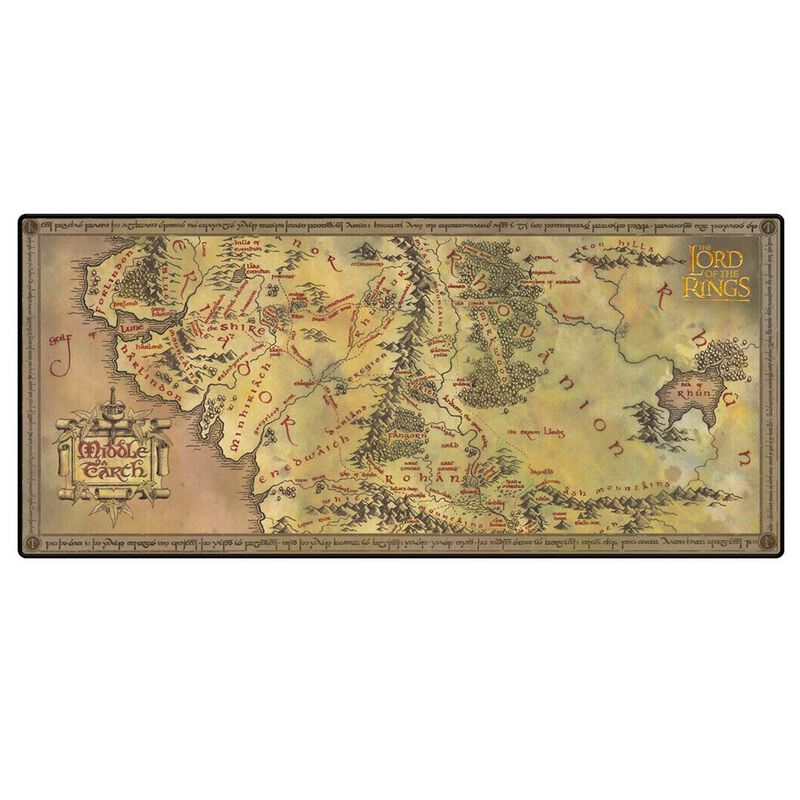 Mousepad Anime di Il Signore Degli Anelli - Middle Earth - Non Specificato - multicolore