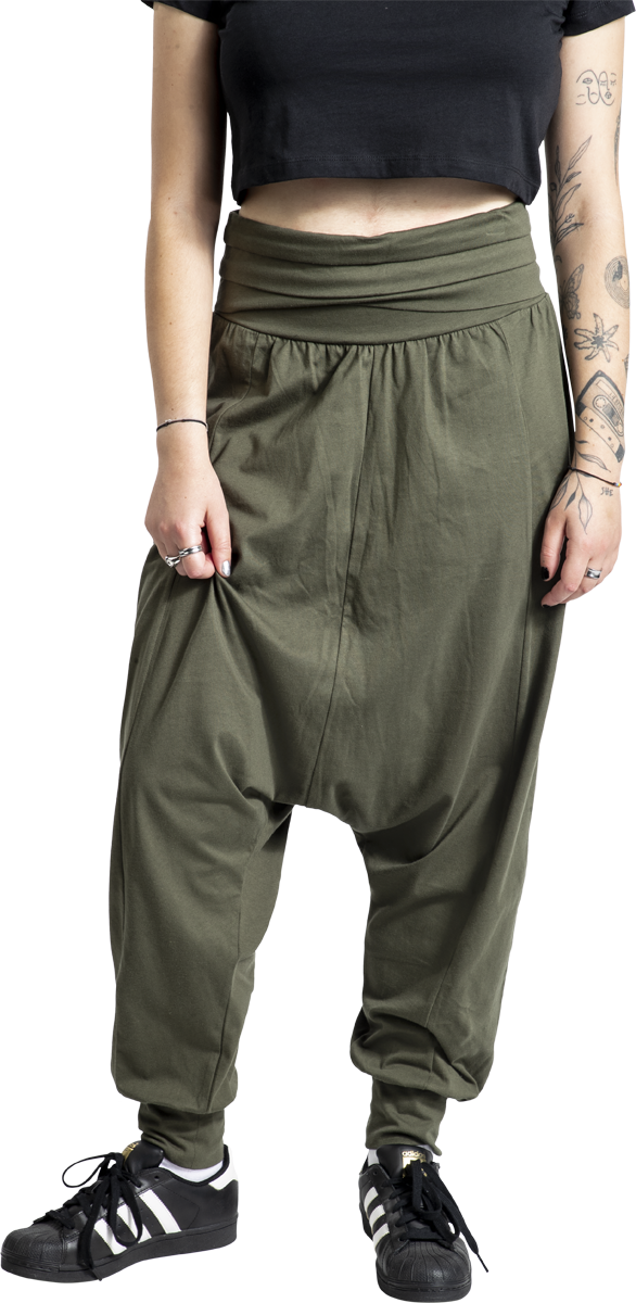 Thumbnail - RED by EMP Relax Stoffhose dunkelgrün in L