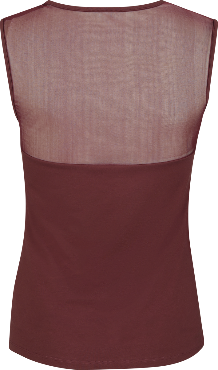 4068143320375 - Top mit Spitze RED Top bordeaux in L