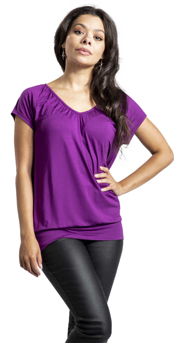 Thumbnail - RED by EMP Something Wicked T-Shirt lila in XL