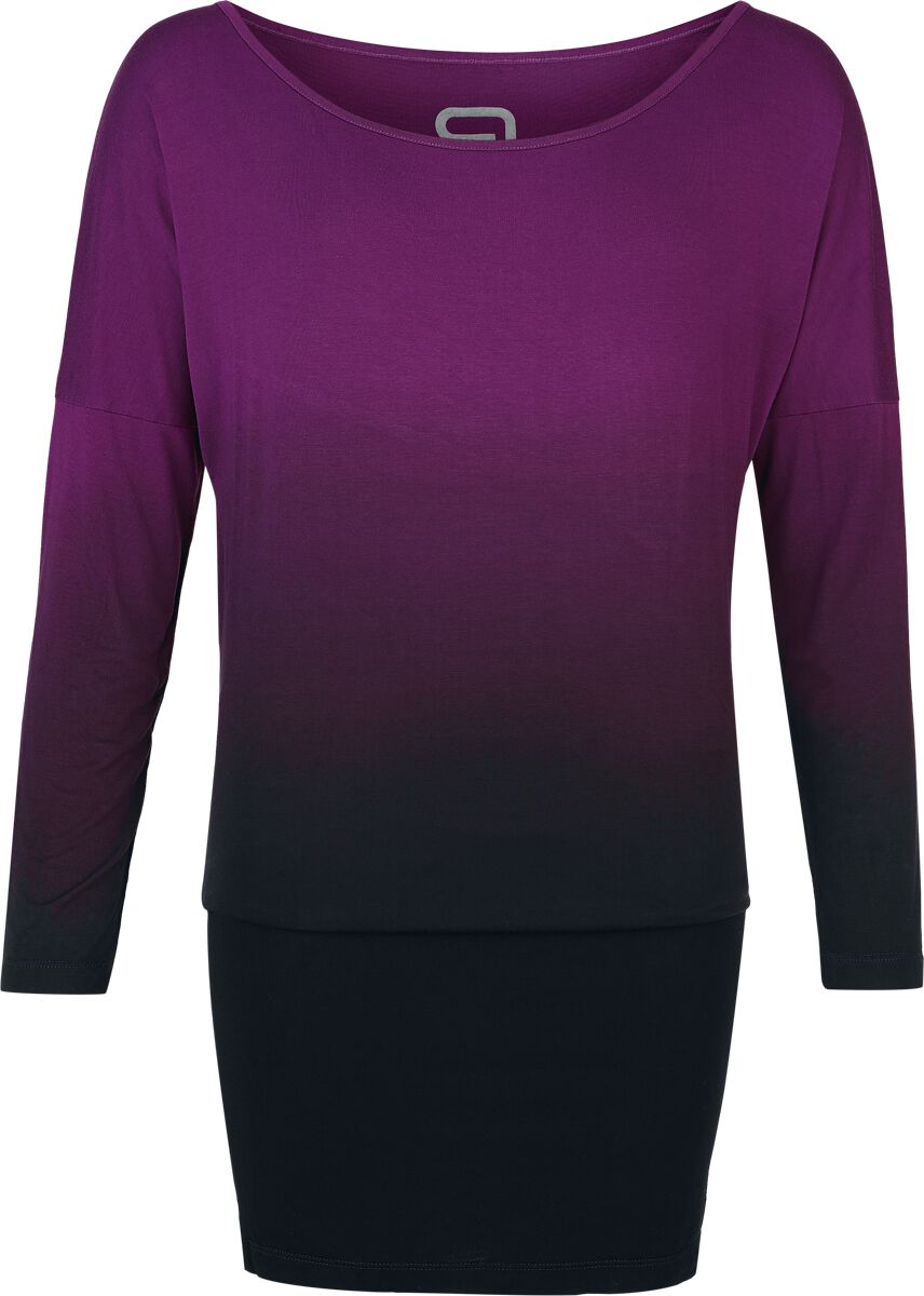 4068143321556 - Hold Loosely Kurzes Kleid schwarz lila in XL