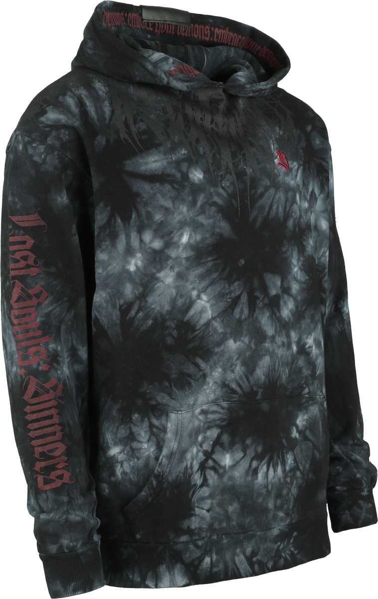 Thumbnail - Rock Rebel by EMP Lost Souls Kapuzenpullover grau in XXL