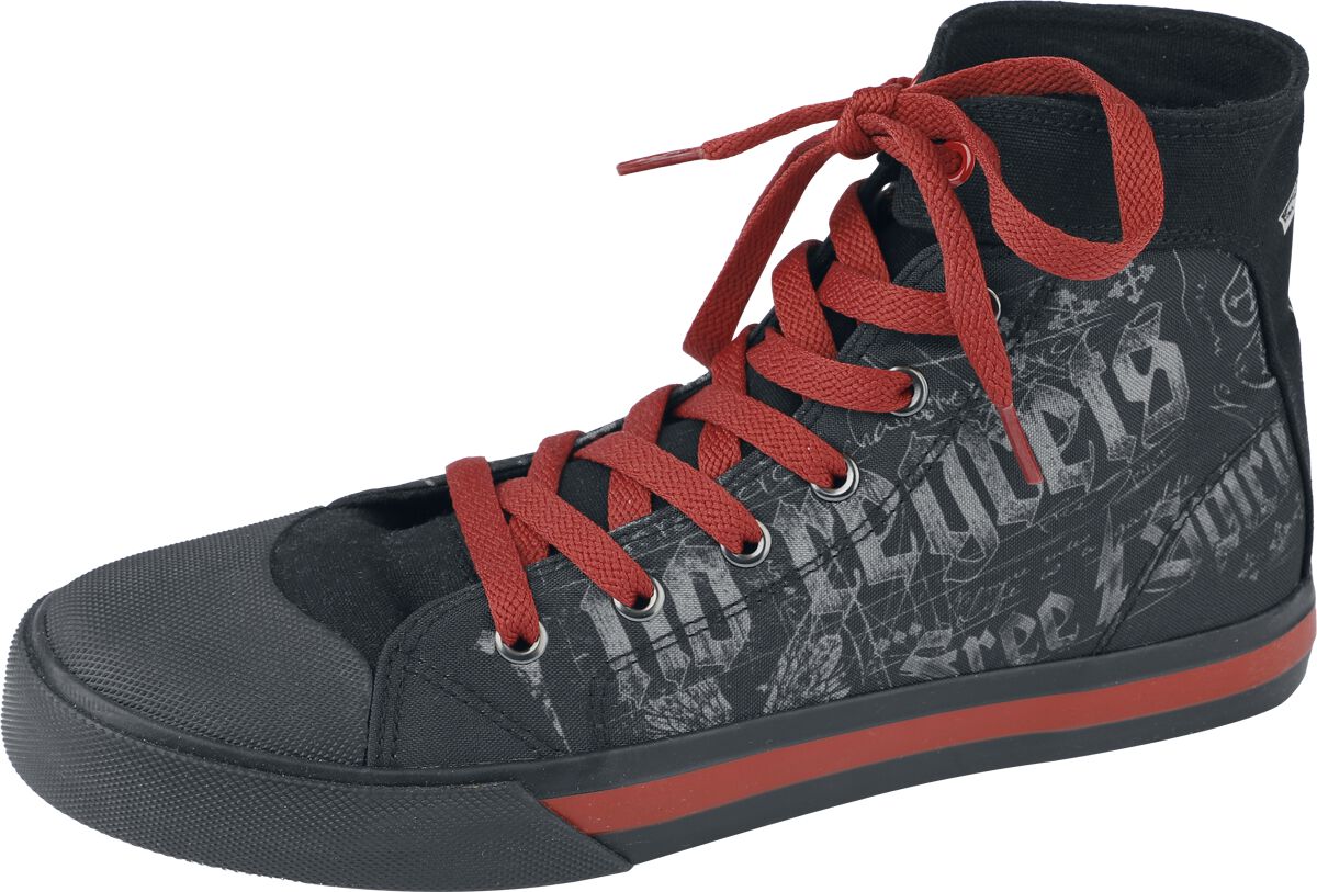 Sneaker Di Rock Rebel By Emp - Walk The Line - EU36 A EU47 - Unisex - Nero