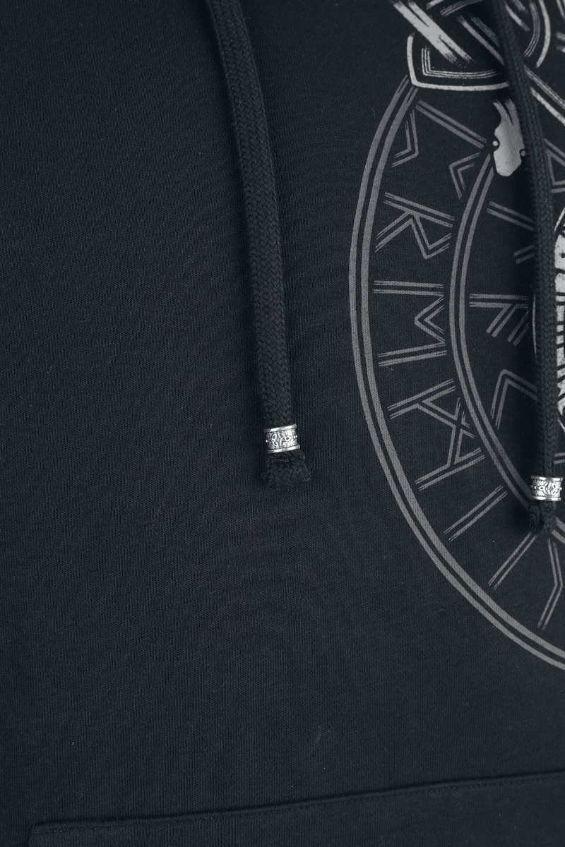 Thumbnail - Black Premium by EMP Celtic Snake Kapuzenpullover schwarz in L