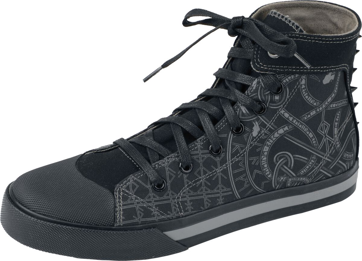 4068143323963 - Celtic Snake Canvas Sneaker Sneaker schwarz in EU43