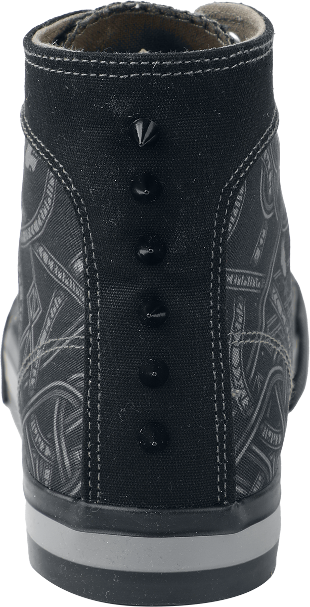4068143323963 - Celtic Snake Canvas Sneaker Sneaker schwarz in EU43