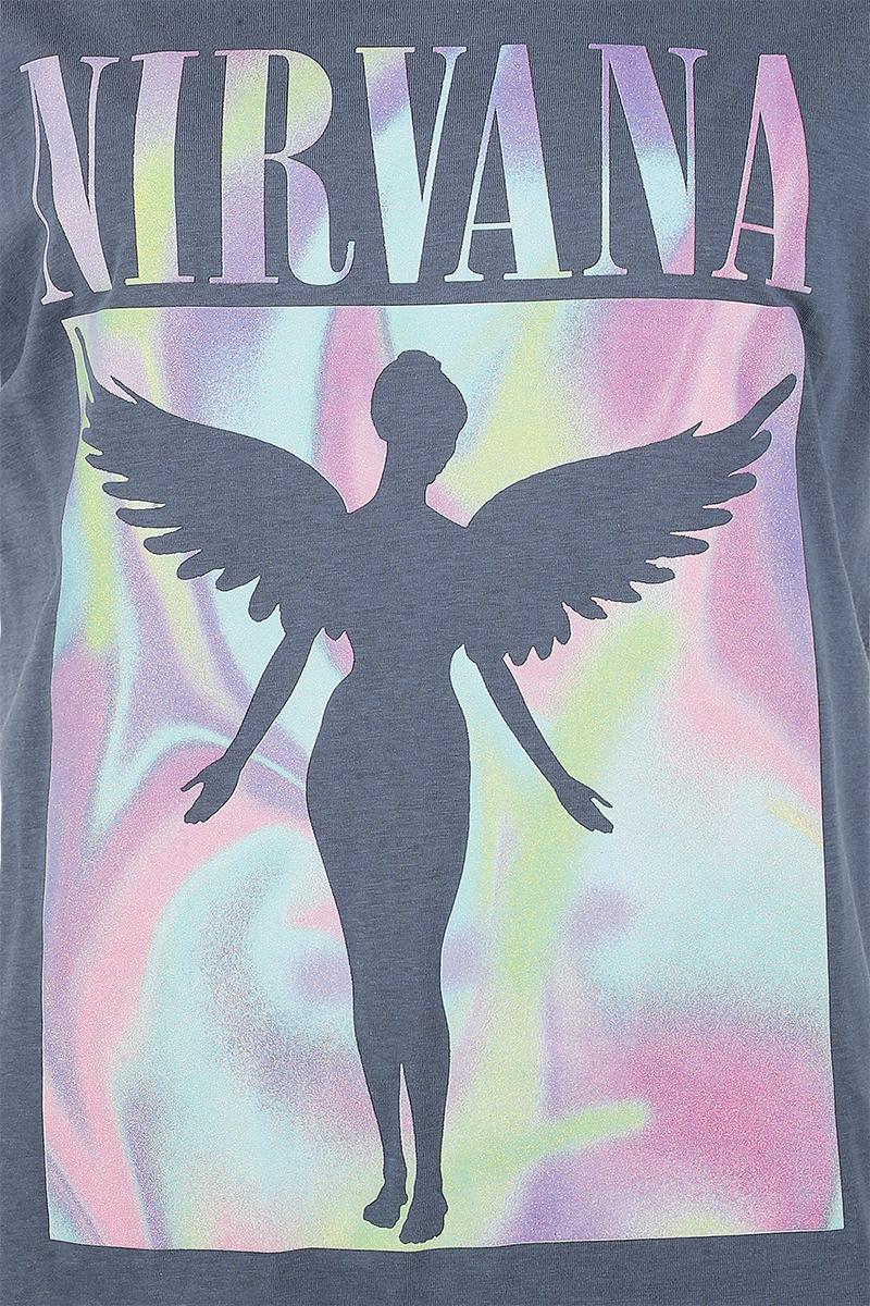 Thumbnail - Nirvana In Utero Crystals T-Shirt blau in XL