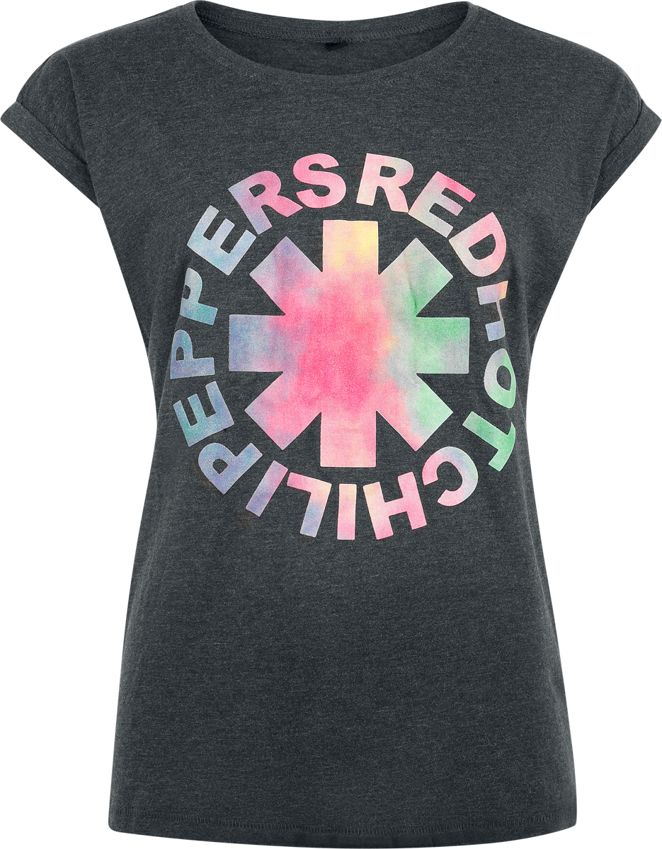 T-shirt  av Red Hot Chili Peppers - Coloured Logo Crystal - Dam - skiffer