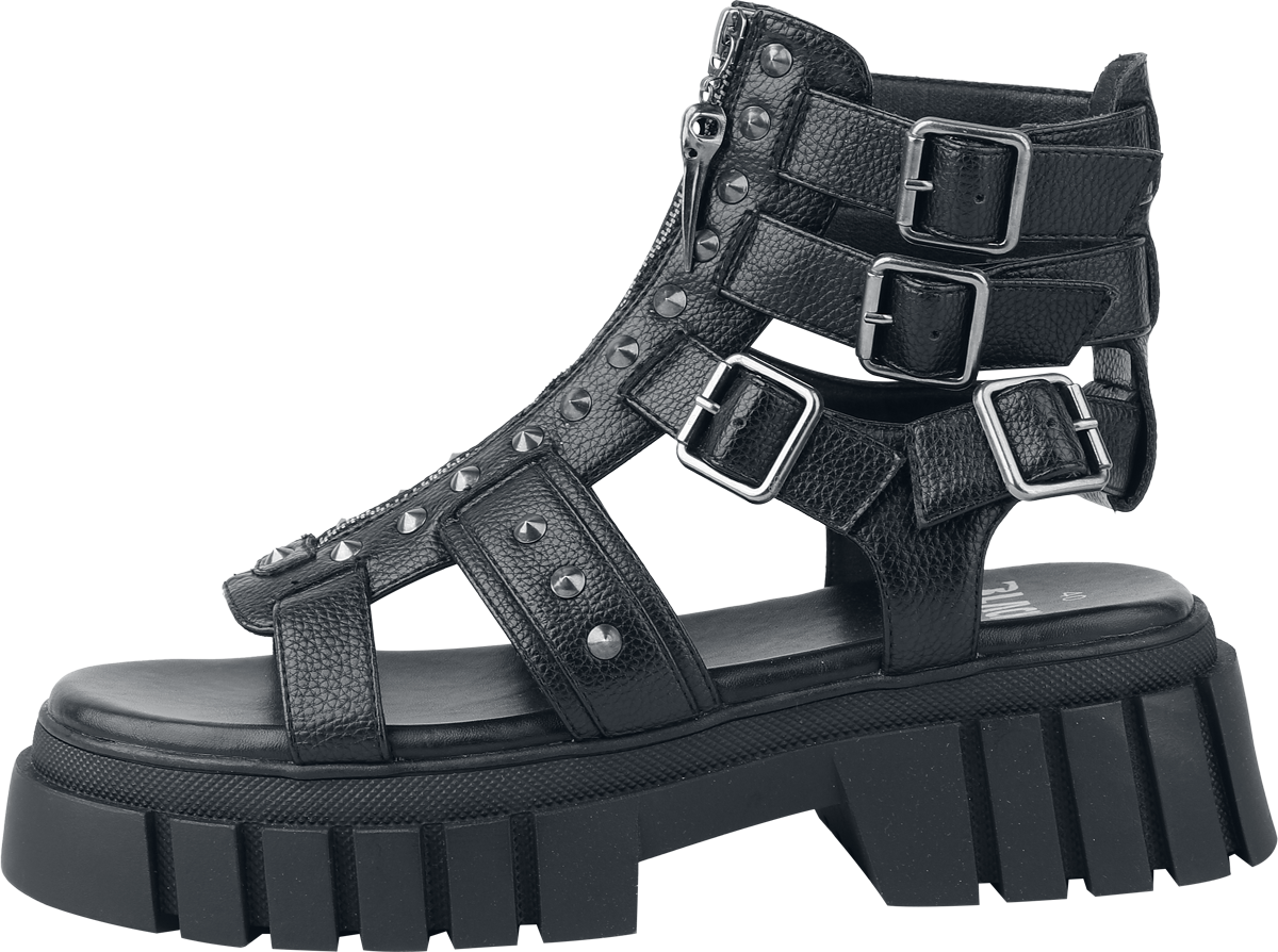 Thumbnail - Black Premium by EMP Sandale mit Nieten Sandale schwarz in EU41