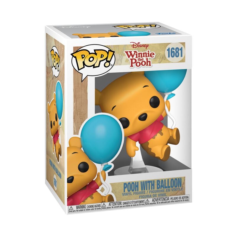 Winnie The Pooh - Pooh With Balloon Vinyl Figur 1681 - Funko Pop! - Funko Shop Europe