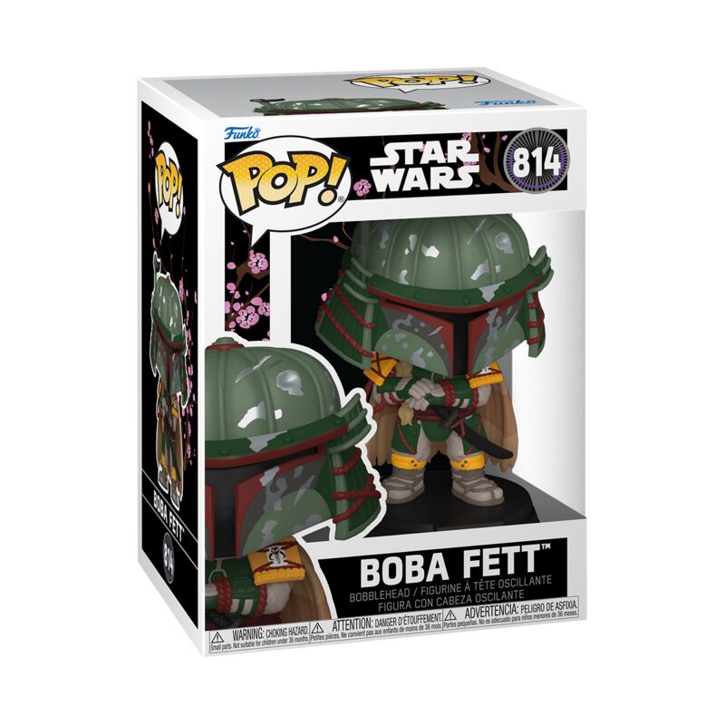 0889698902953 - Boba Fett Vinyl Figur 814 Funko Pop! multicolor