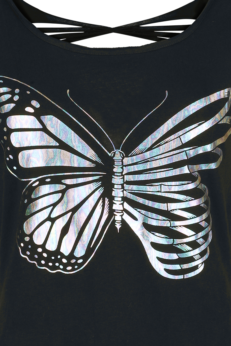 Thumbnail - Full Volume by EMP Cute Morbid Top schwarz in XXL