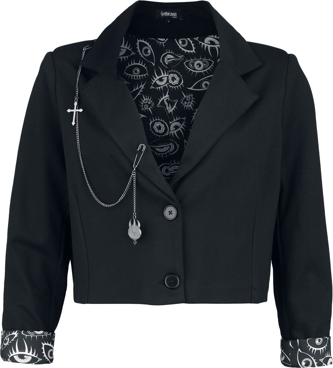 4068143342971 - The Void Blazer schwarz in XXL
