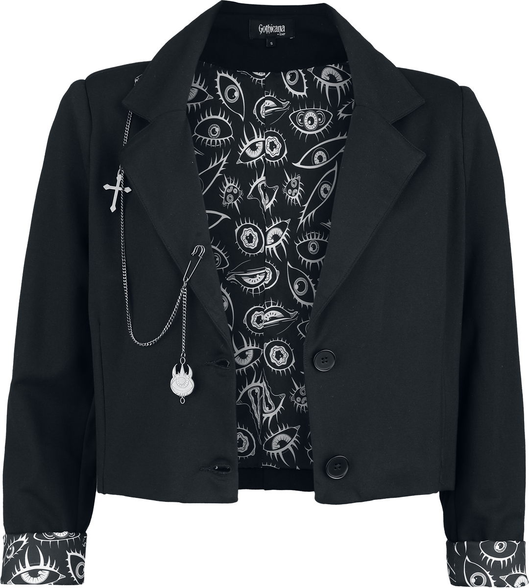 Thumbnail - Gothicana by EMP The Void Blazer schwarz in L