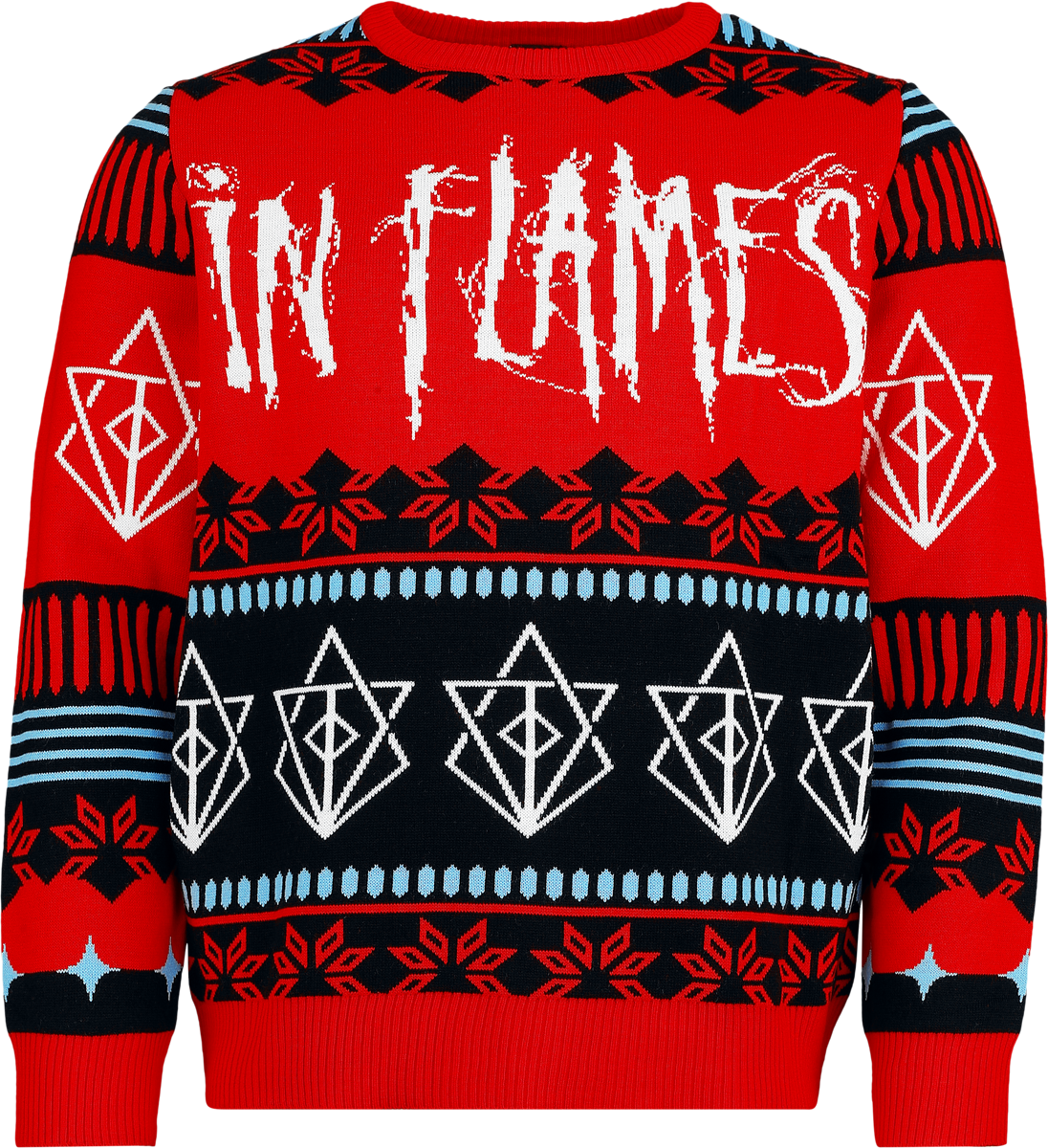 In Flames  Christmas jumper - Holiday Sweater - for Men - multicolour