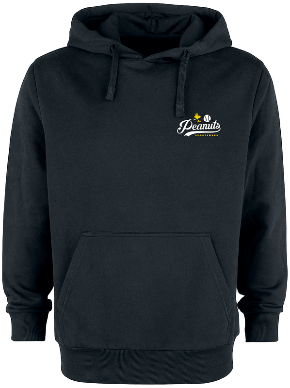 Peanuts  Hoodie - Snoopy - Baseball - for Men - black