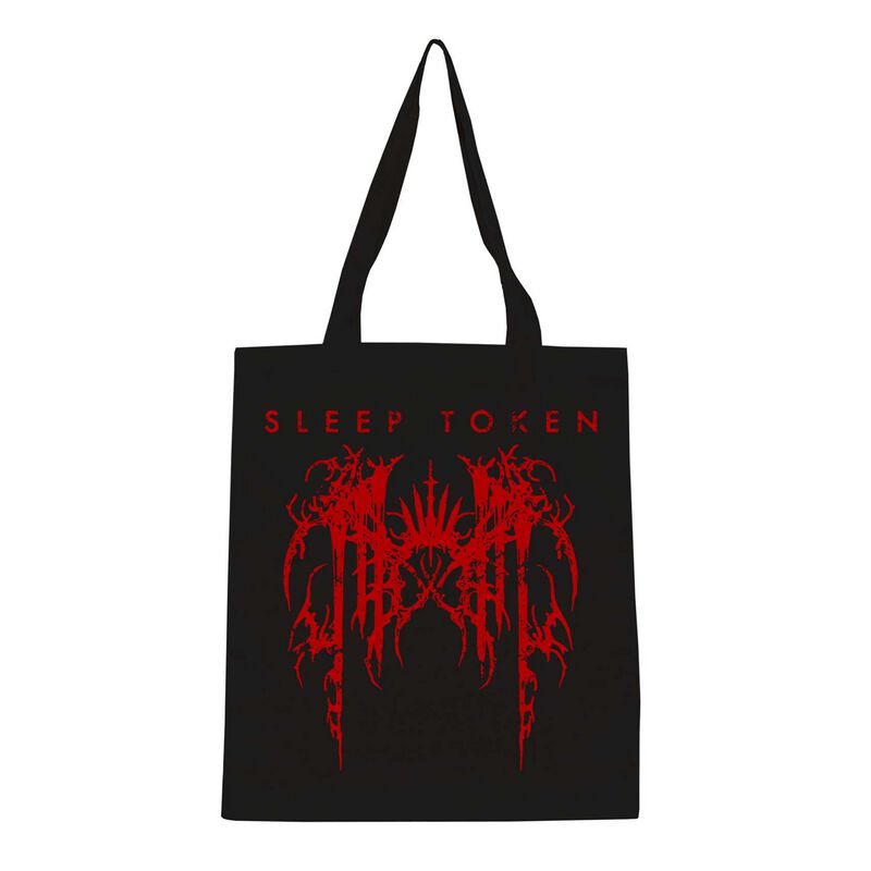 Sleep Token Grunge Logo Stofftasche schwarz