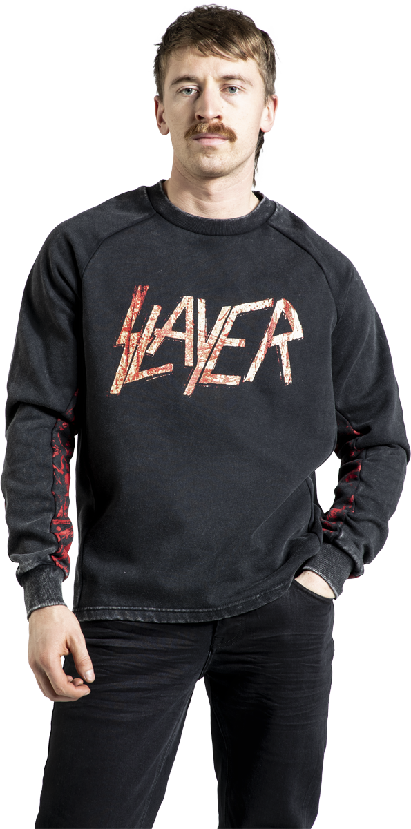 Thumbnail - Slayer EMP Signature Collection Sweatshirt dunkelgrau in M