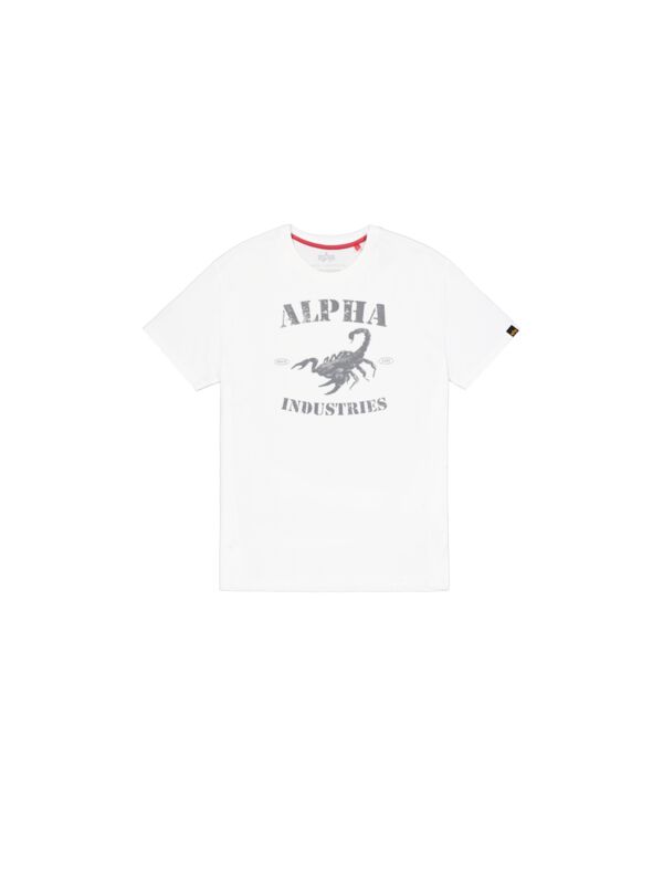 Levně Alpha Industries Tričko Scorpion Tričko bílá