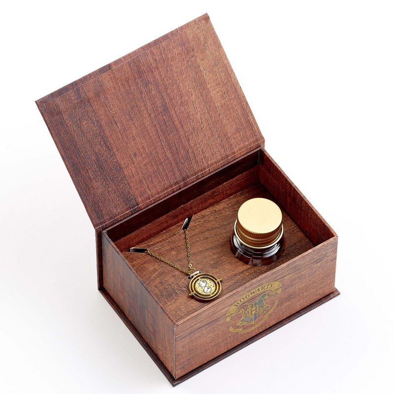 Harry Potter  Necklace - Time Turner Gift Box - gold-coloured