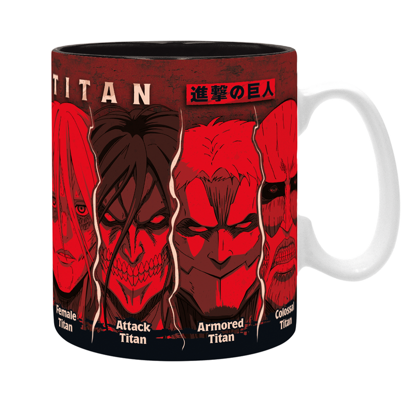 Attack On Titan Anime Cup - All Titans - multicolour