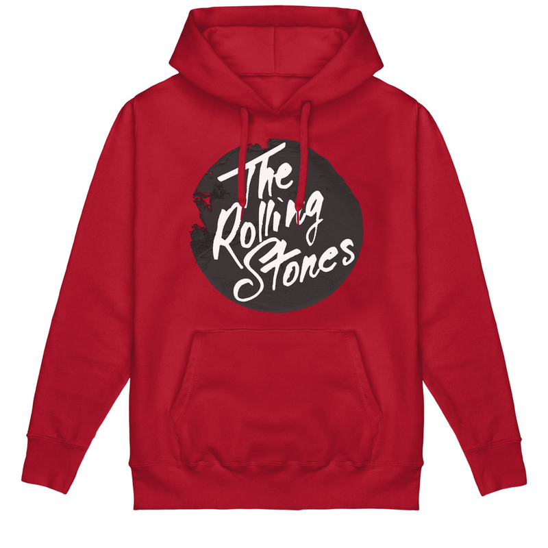 The Rolling Stones  Hoodie - Vintage Sticker - for Men - red