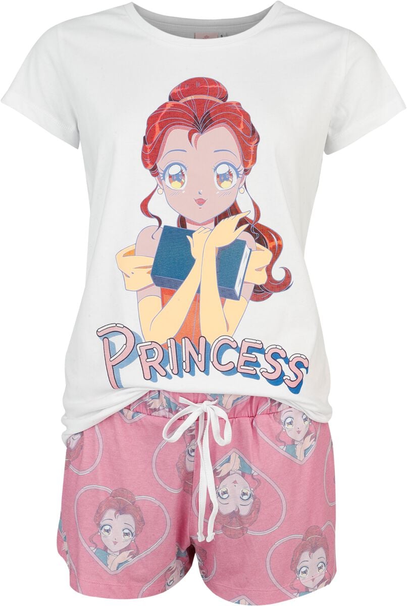Pyjamas Anime av Disney Princess - Princess - Dam - flerfärgad