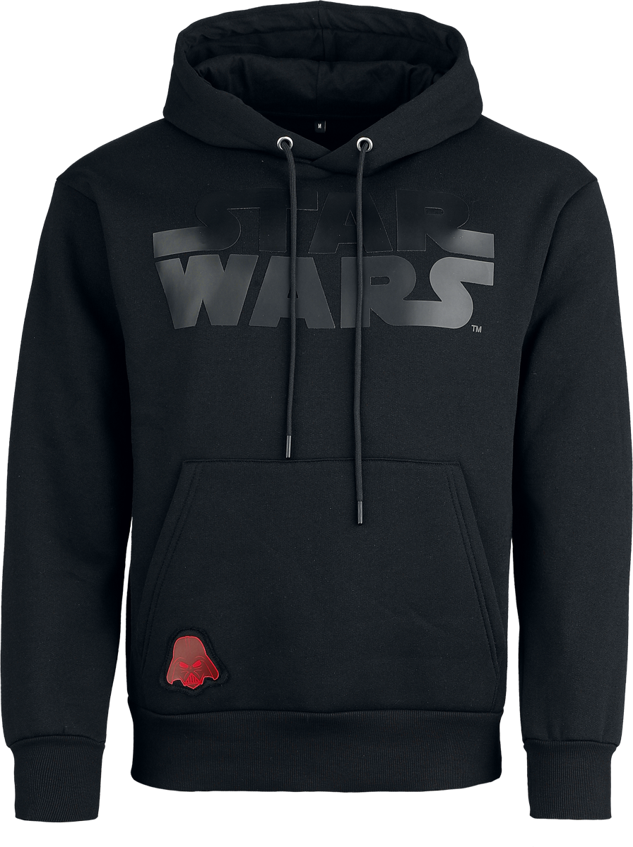 Star Wars Disney Hoodie - Heat Logo - Black on Black - for Men - black