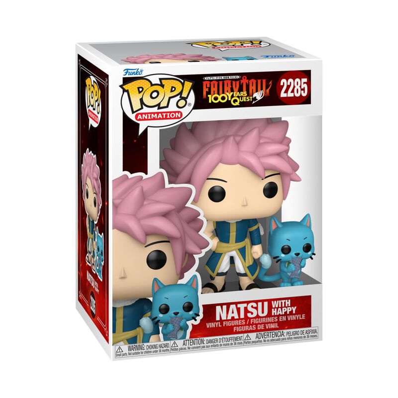 Fairy Tail - Natsu & Happy - (Pop!) Vinyl Figur 2285 - Funko Pop! Figur - Funko Shop Deutschland - Lizenzierter Fanartikel