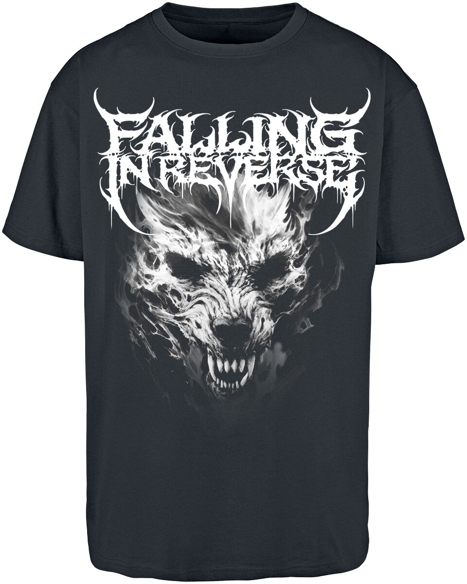 T-Shirt  di Falling In Reverse - Wolf - S a 5XL - Uomo - nero