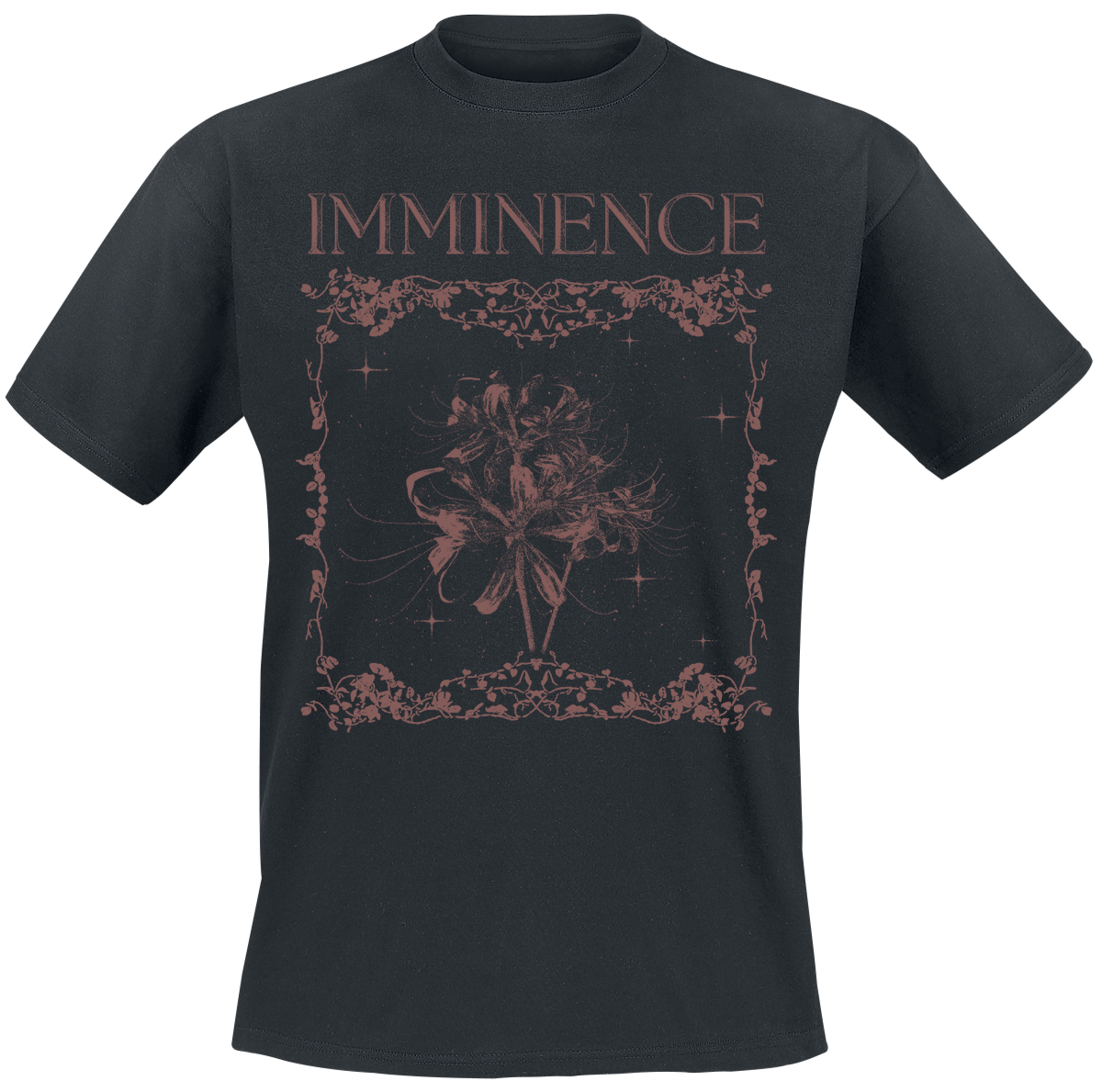 T-shirt  av Imminence - Lillies - Herr - svart