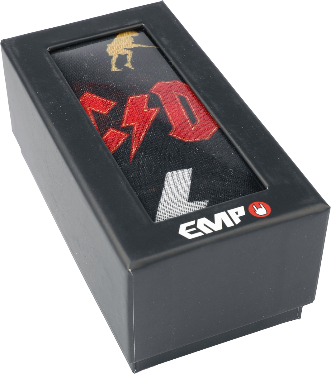 4068143359290 - AC DC Logo Tuch schwarz rot