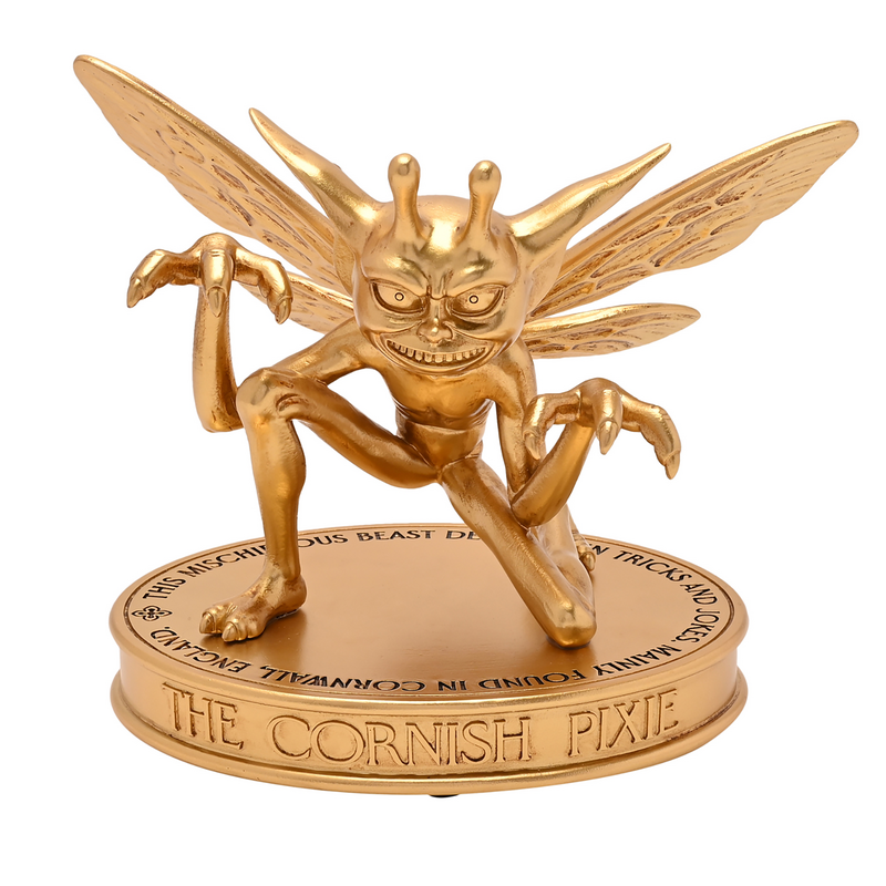 Harry Potter  Statue - Cornish Pixie - gold-coloured