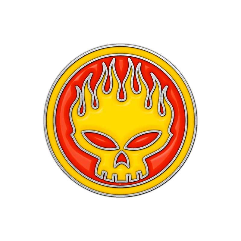 🏷️ Pin's  de The Offspring - Skull Logo - pour Indifférent