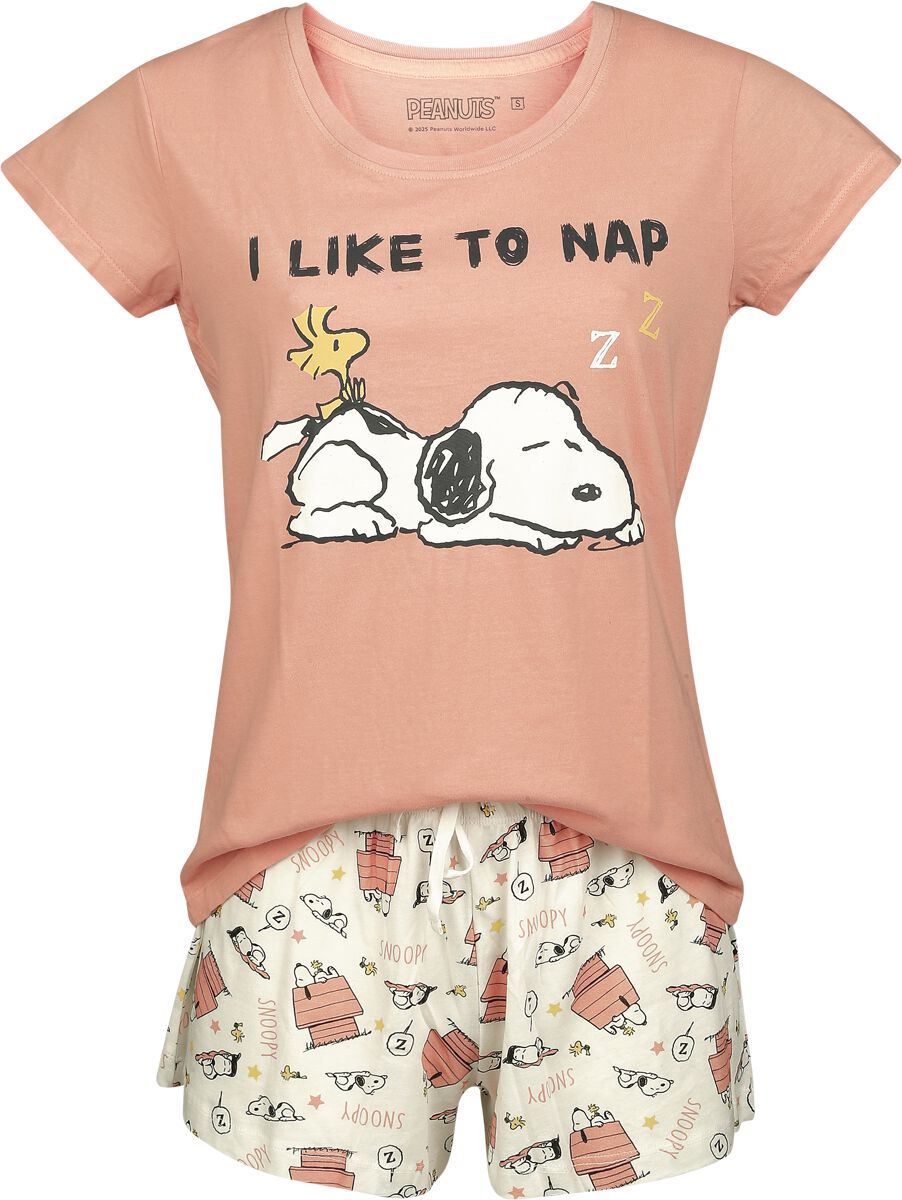 Peanuts Pyjamas - Jeg kan godt lide at tage en lur - S till 3XL - Damer - multifarvet