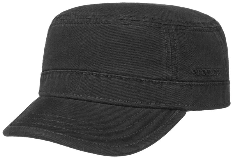 Stetson Cap - Army Cap Cotton - schwarz