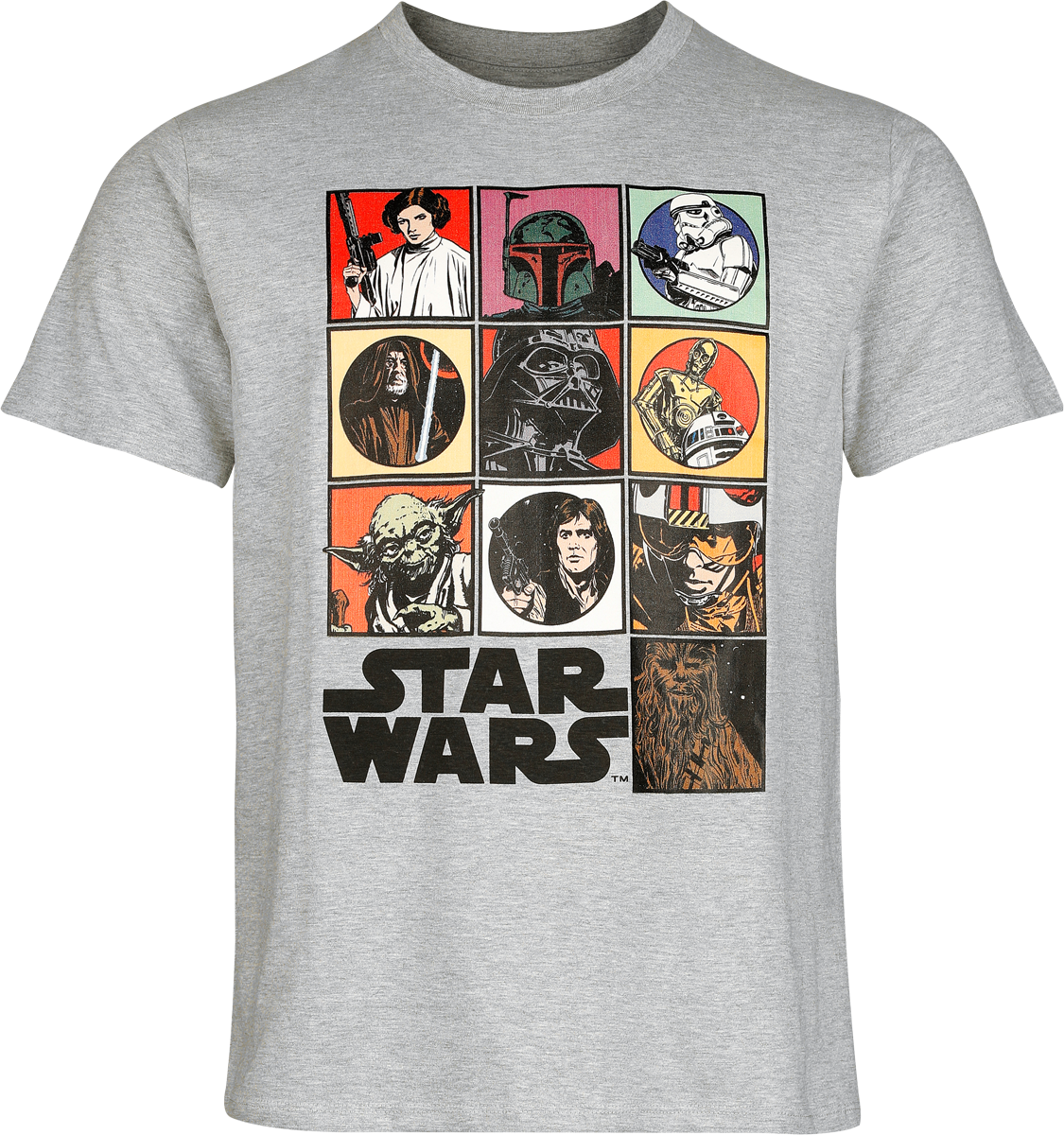 Star Wars  T-Shirt - Icons - for Men - light grey