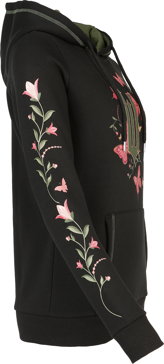 Thumbnail - Wicked Enchanted Elements Kapuzenpullover schwarz in L