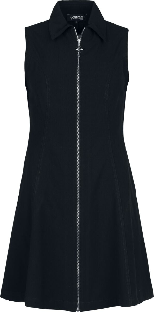 Gothicana By Emp - Gothic Mini-jurk - The Void - S Tot Xxl - Voor Vrouwen - Zwart