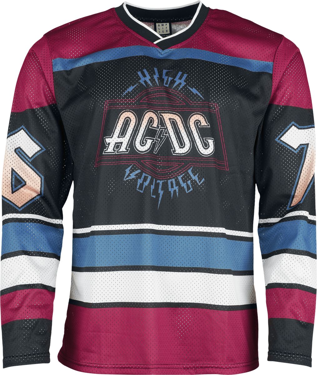 AC/DC Trikot - Amplified Collection - Hockey Jersey - S bis 5XL - für Männer - Größe XL - multicolor  - Lizenziertes Merchandise!