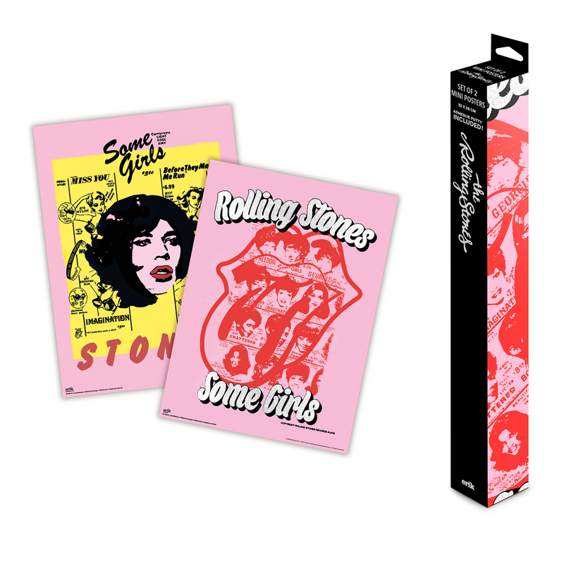 Plakat  av The Rolling Stones - Set Mini Poster The Rolling Stones flerfarget