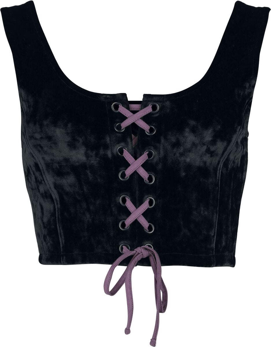 Gothicana by EMP Top - Mystiske Skove Korset - S till XXL - Damer - sort