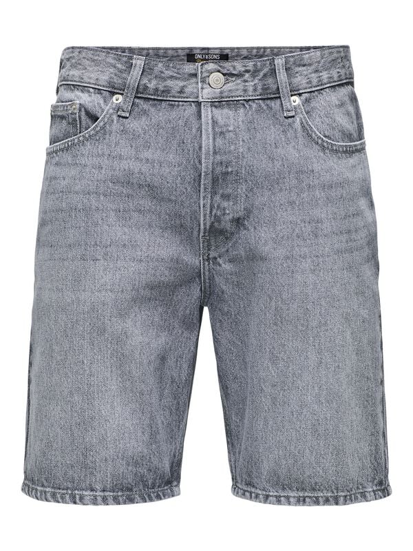 ONLY and SONS Shorts - ONSEDGE MG 2042 TAI DNM SHORTS NOOS - S till XXL - Herrer - grå
