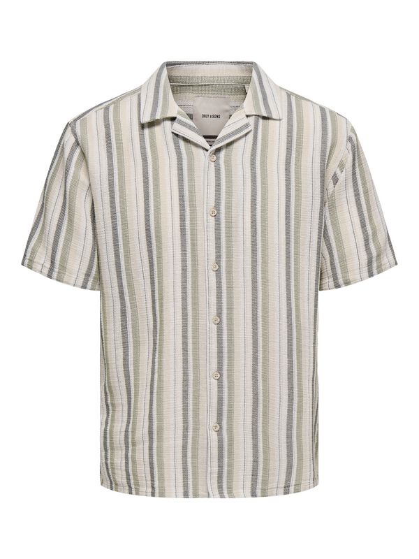 ONSTREV LIFE REG STRIPE SS SHIRT NOOS ONLY and SONS - Kurzarmhemd -