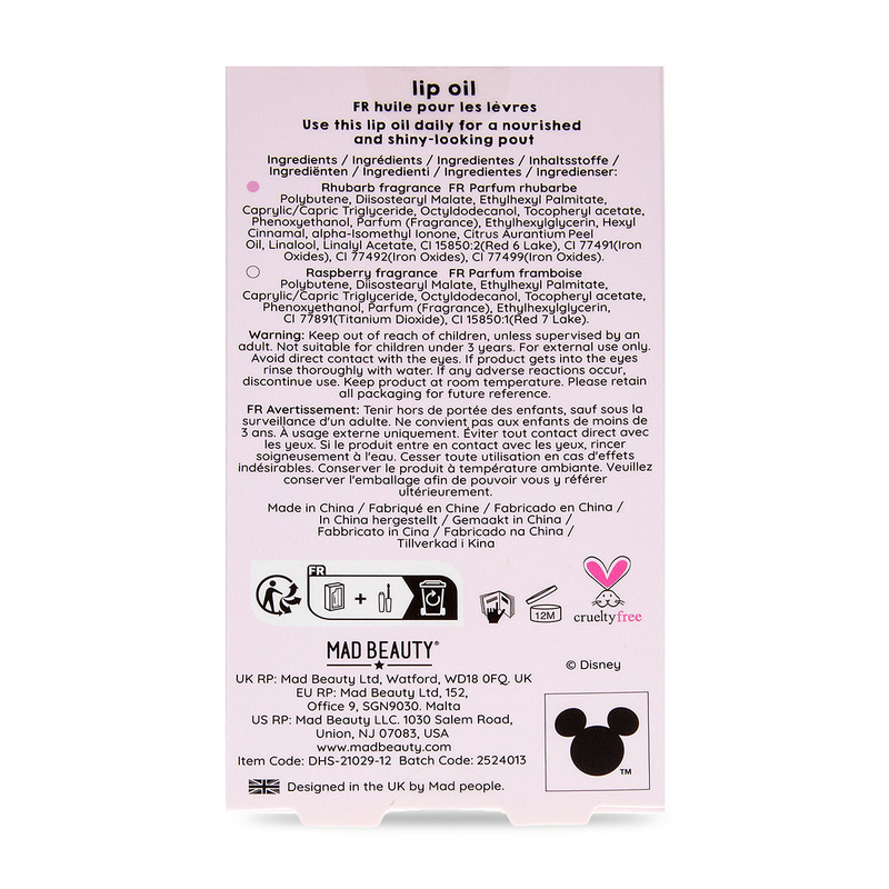 5061038776119 - I Heart Stitch - Lippenöl - Mad Beauty Lippenbalsam multicolor