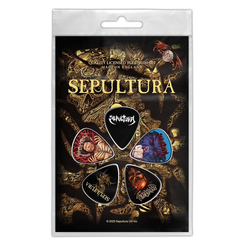Sepultura  Plectra Set - Discography - multicolour
