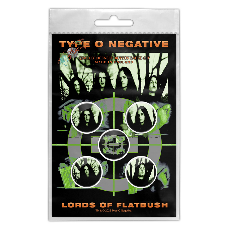 Type O Negative  Badge - Lords Of Flatbush - multicolour